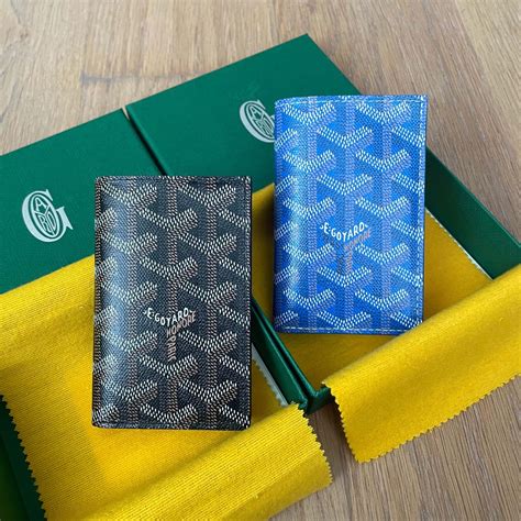 goyard men's card holder|goyard card holder retail price.